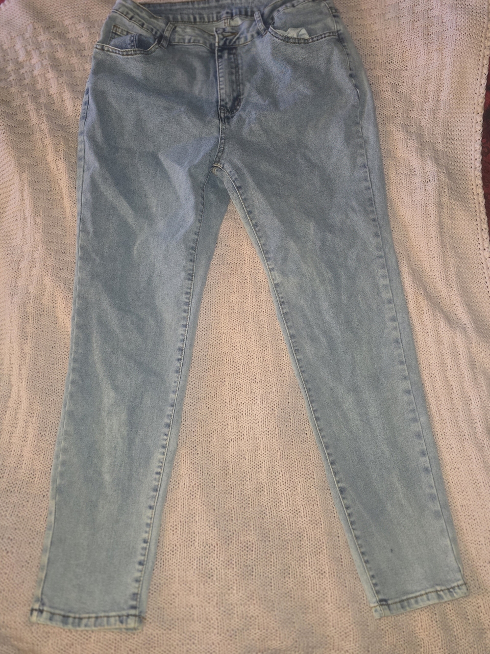 Classic High-Rise Women's Light Blue Jeans
